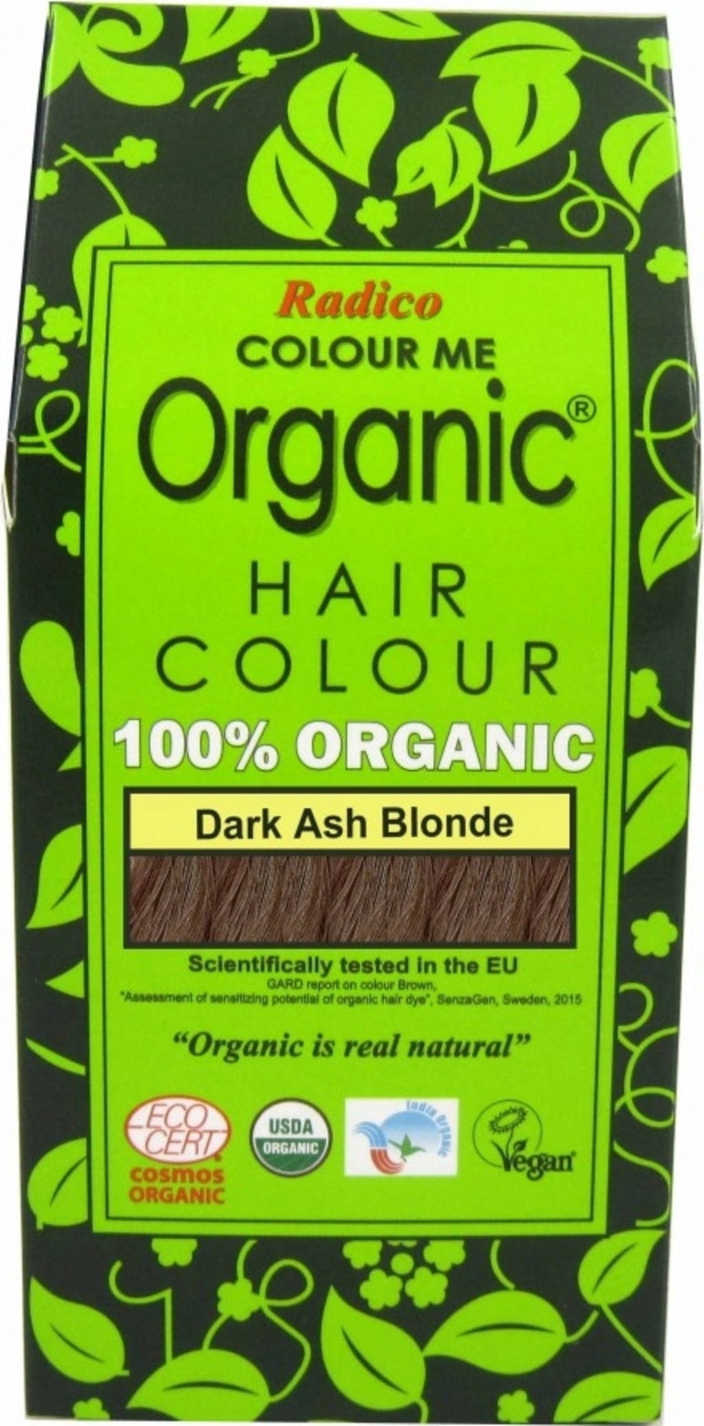 Radico  Pflanzenhaarfarbe Dunkles Aschblond, 100 g