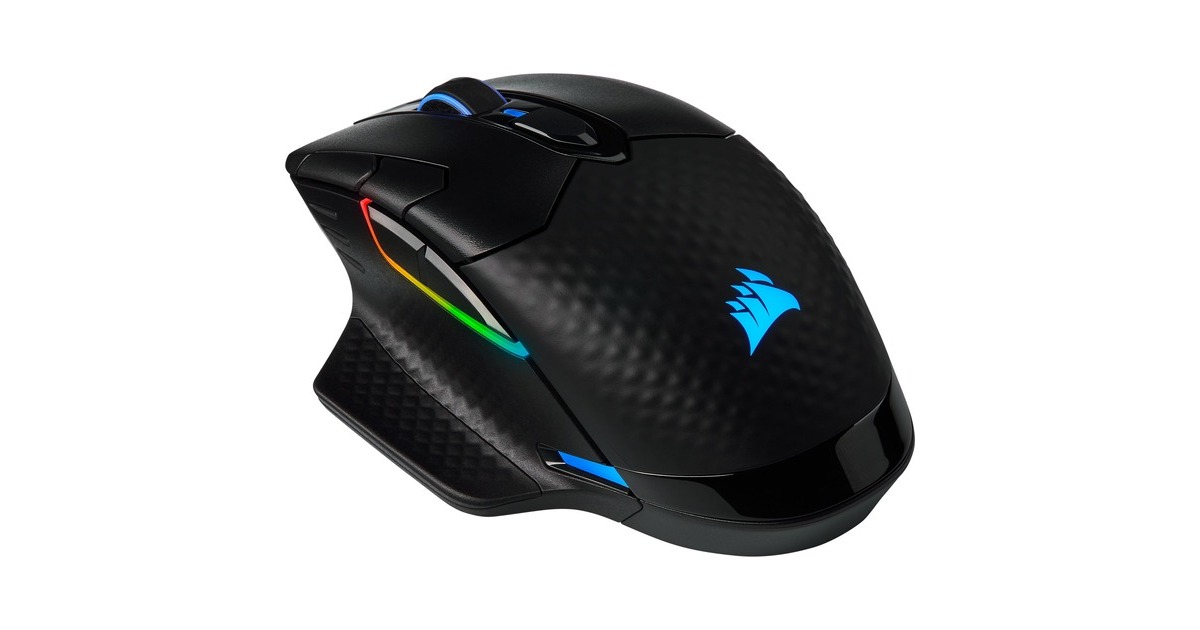 CorsairDARK CORE RGB PRO gaming muis  (Zwart, 18.000 dpi, RGB leds)