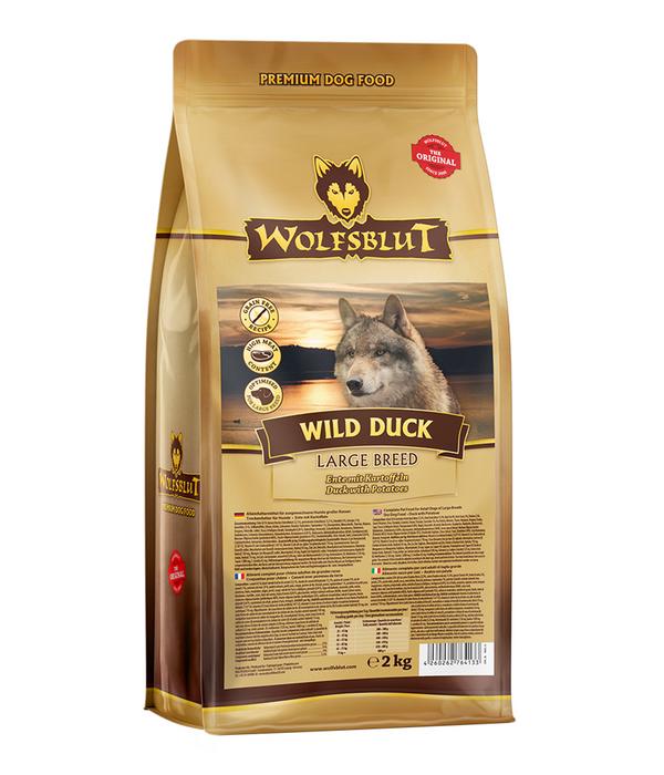WOLFSBLUT Trockenfutter für Hunde Wild Duck,