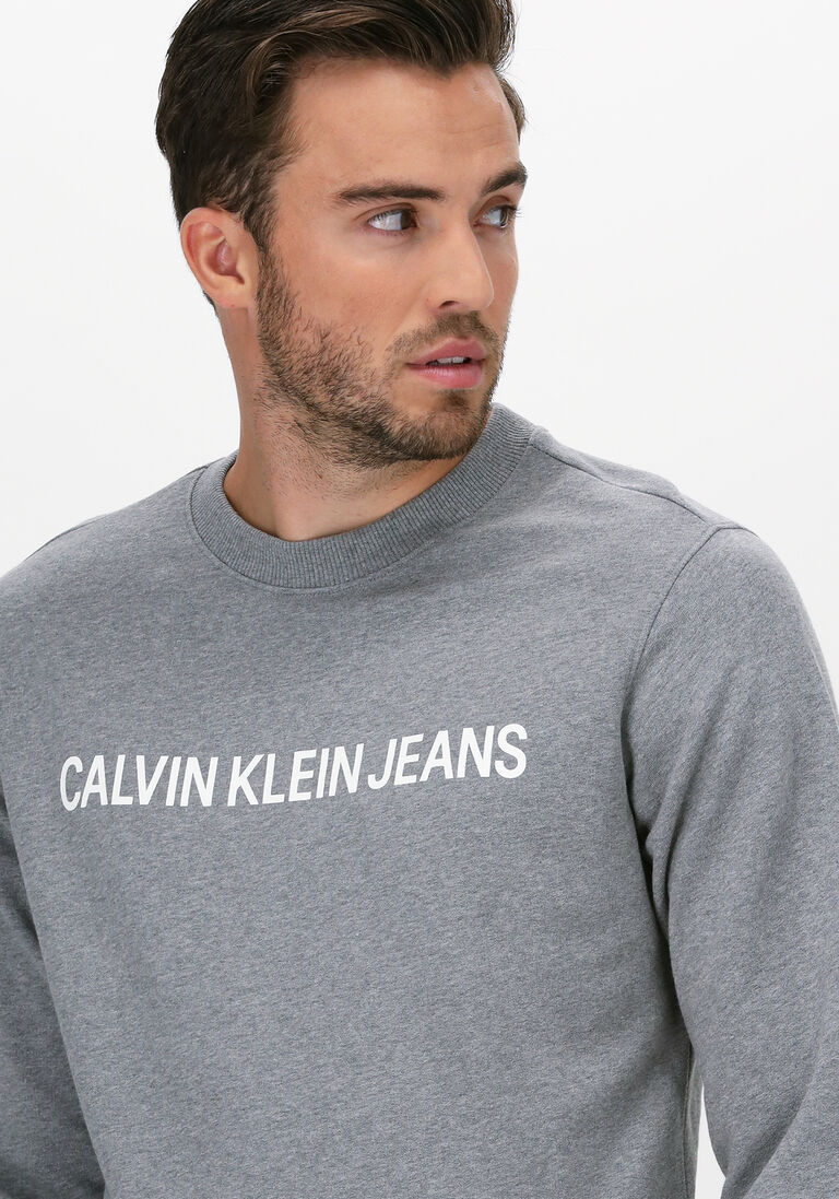CALVIN KLEIN grijze calvin klein sweater core institutional l