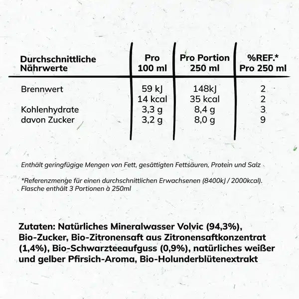 Bio Tee Pfirsichgeschmack