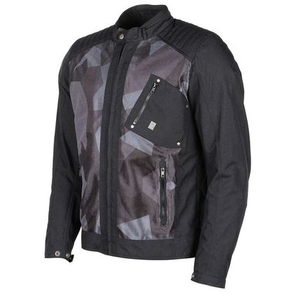 Blouson Helstons COLT AIR TEXTILE CAMO - Noir