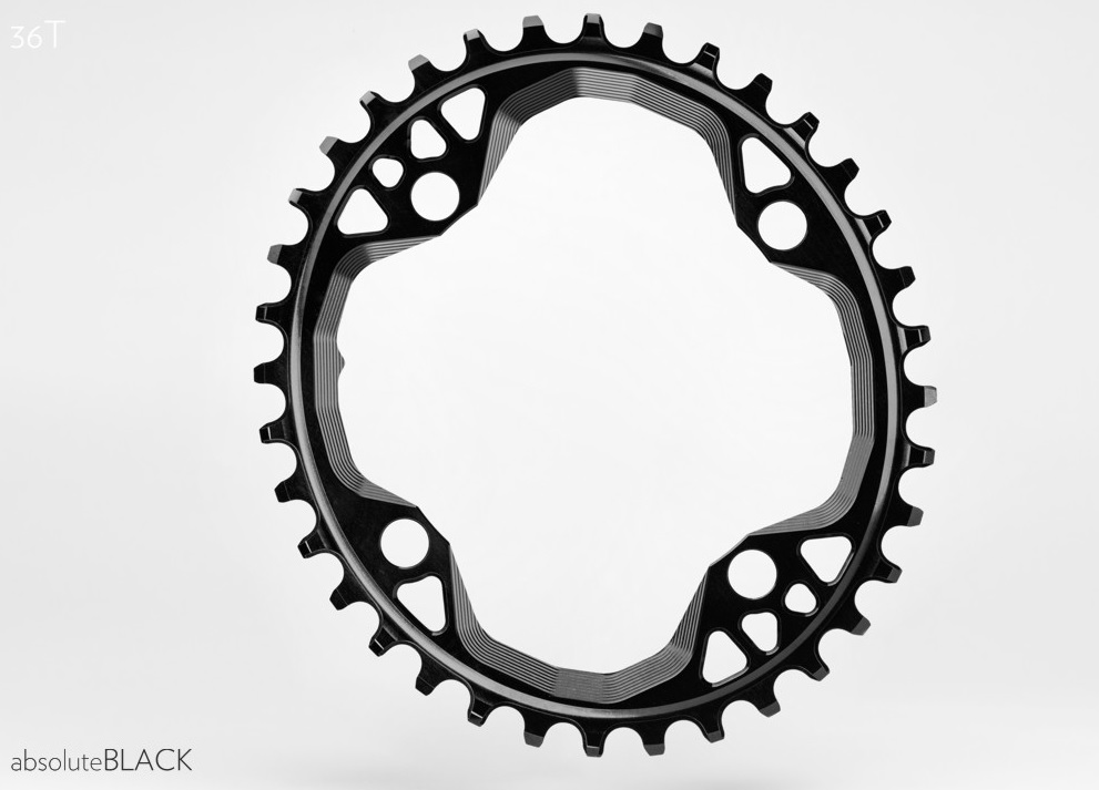 Absolute Black Oval 36t klinge Ø104