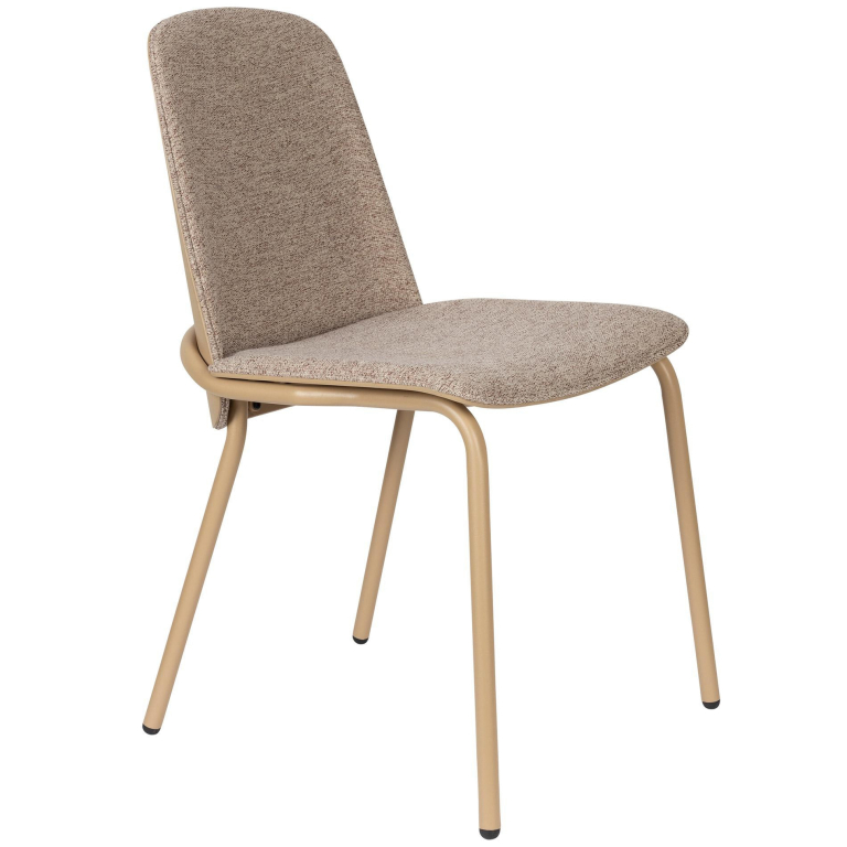Zuiver Clip eetkamerstoel beige