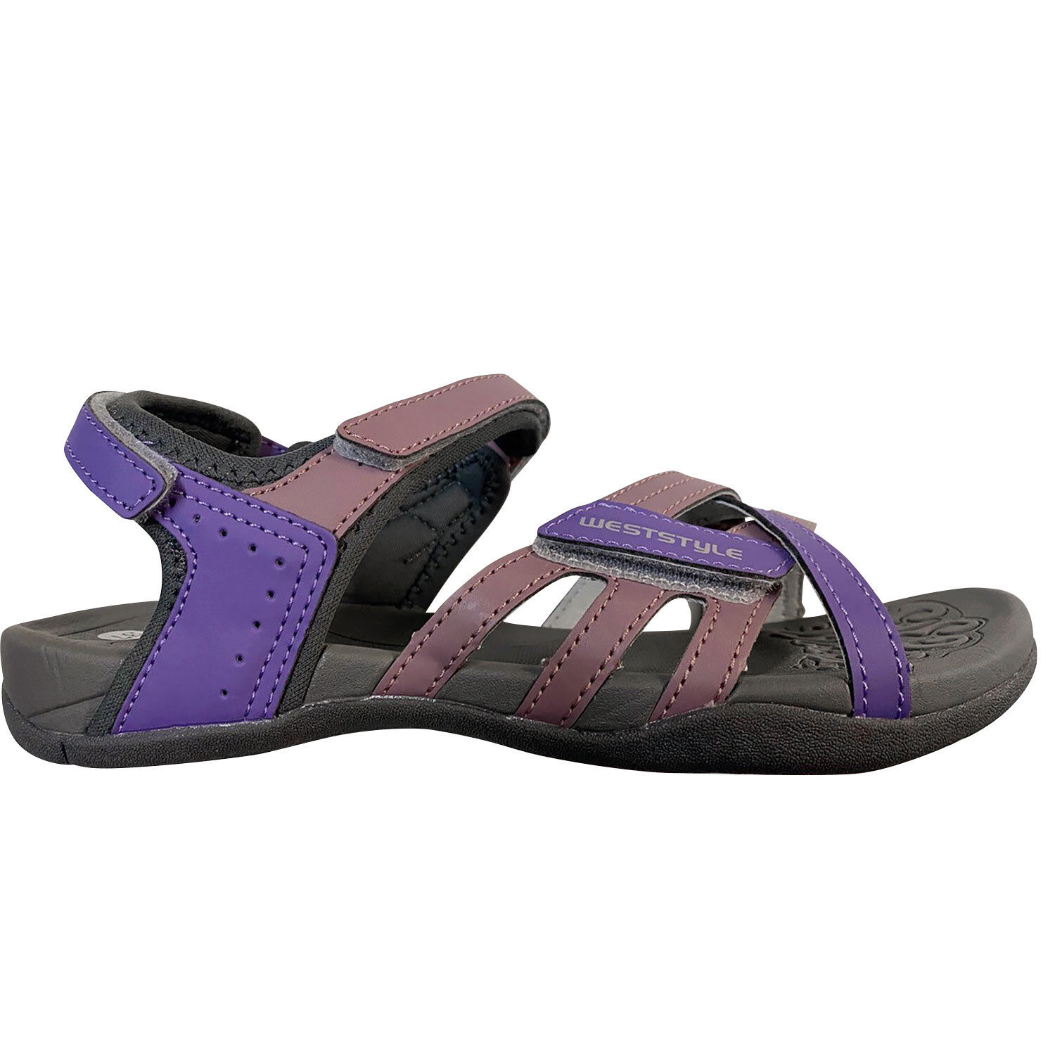 Trekking-Sandale mit 3 Velcro-Verschlüssen