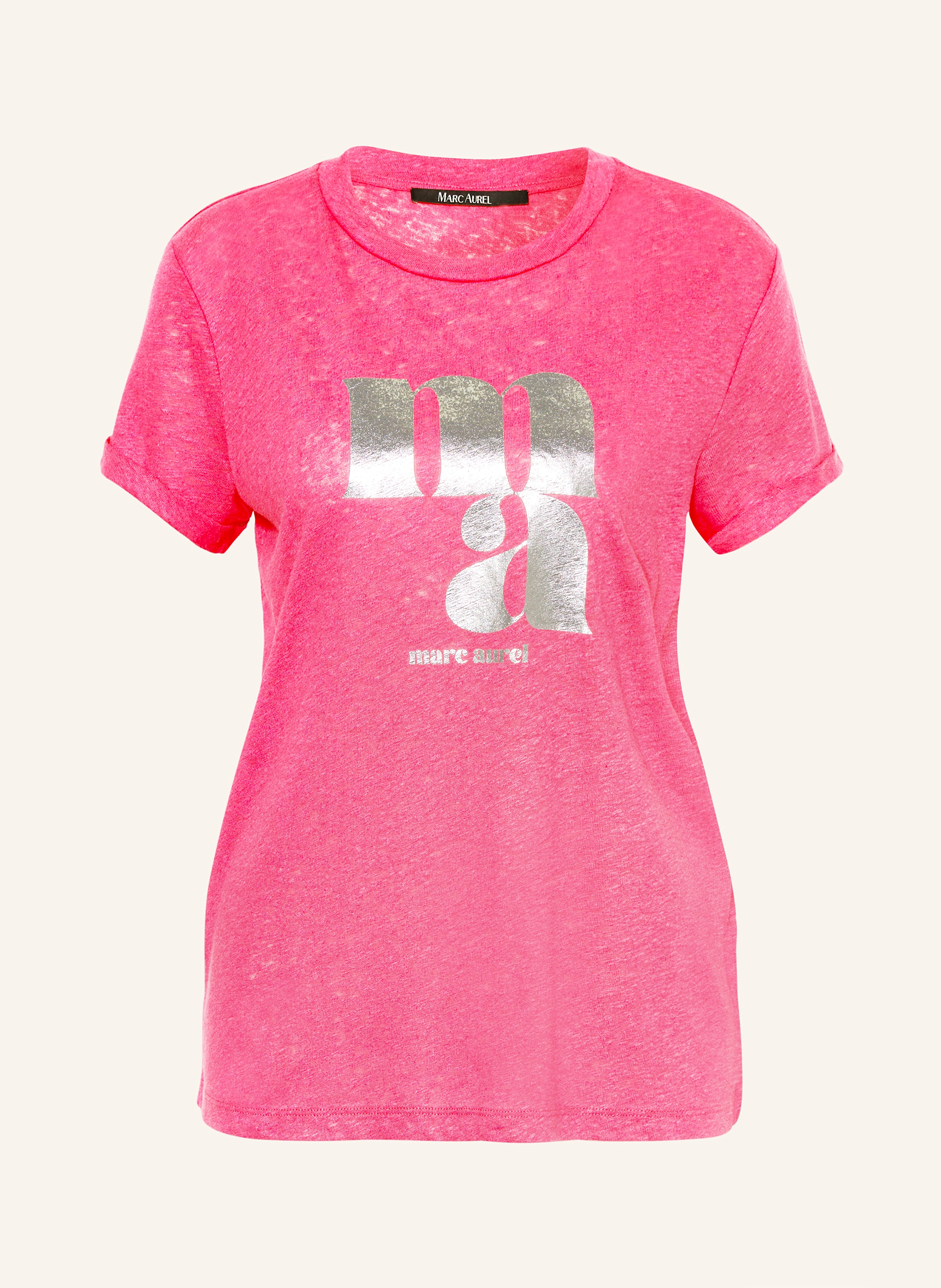 MARC AUREL T-Shirt aus Leinen