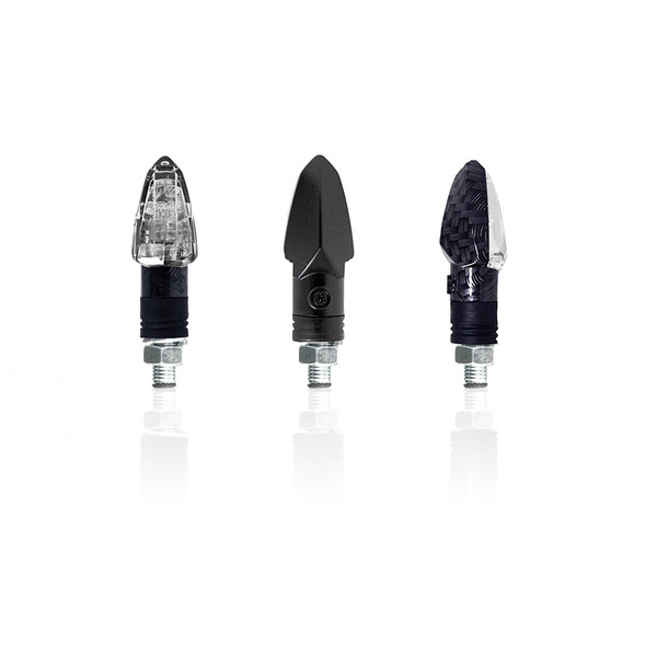 Chaft - Clignotants à Ampoules Tiny Noir / Transparent