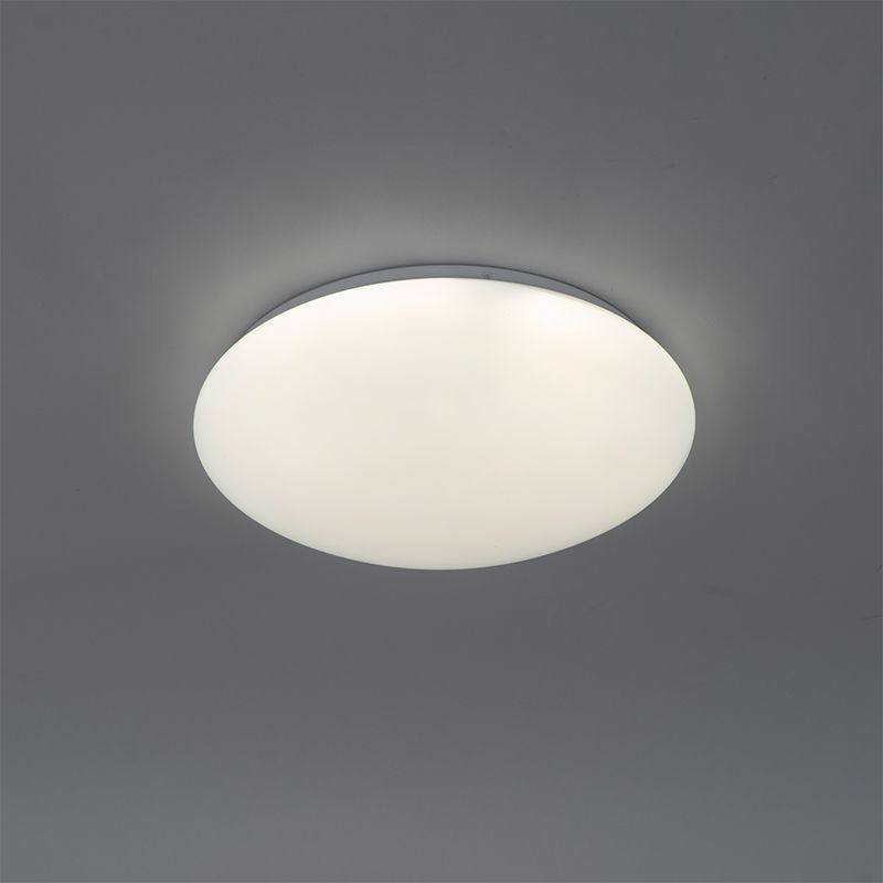 Plafondlamp wit 33 cm incl. LED en dimmer met afstandsbediening - Iene