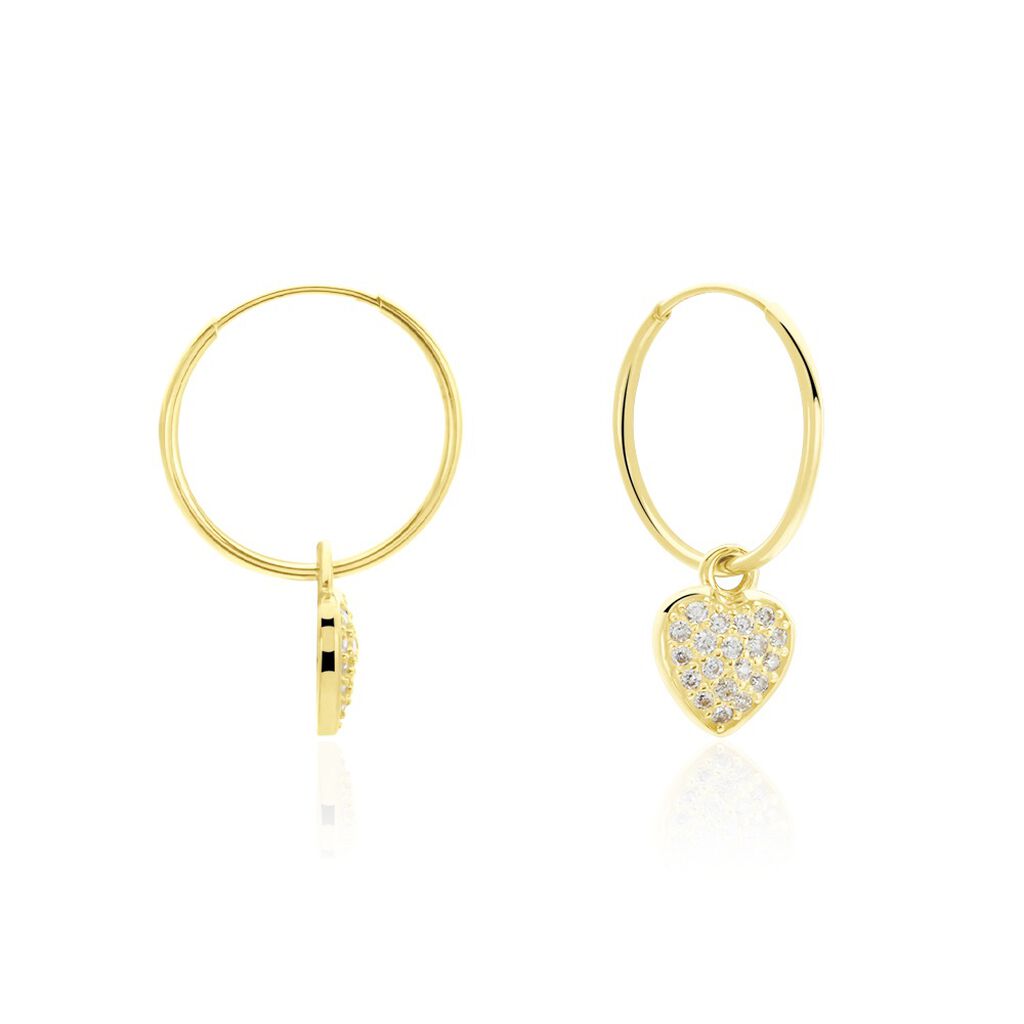 Créoles Lulu Or Jaune Oxyde