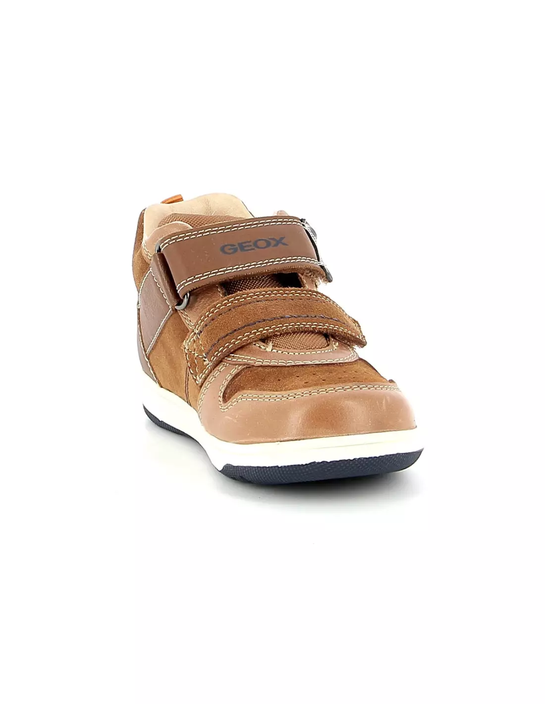 GEOX NEWFLICK - Baskets Brownnavy