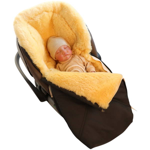KaiserKaiser   EMMY Lammfell Babyschalen Fusssack anthracite