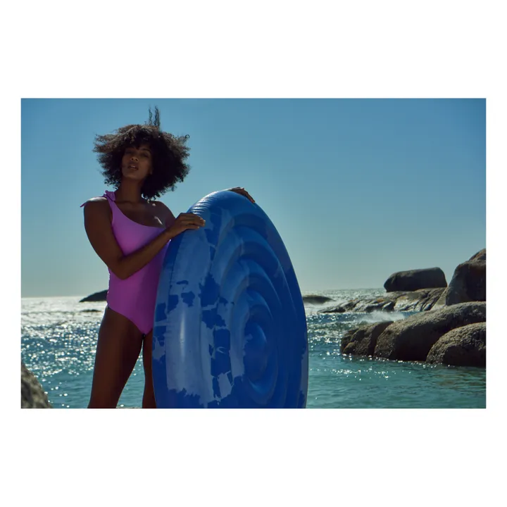 The nice fleet Grand matelas gonflable rond Goa | Bleu