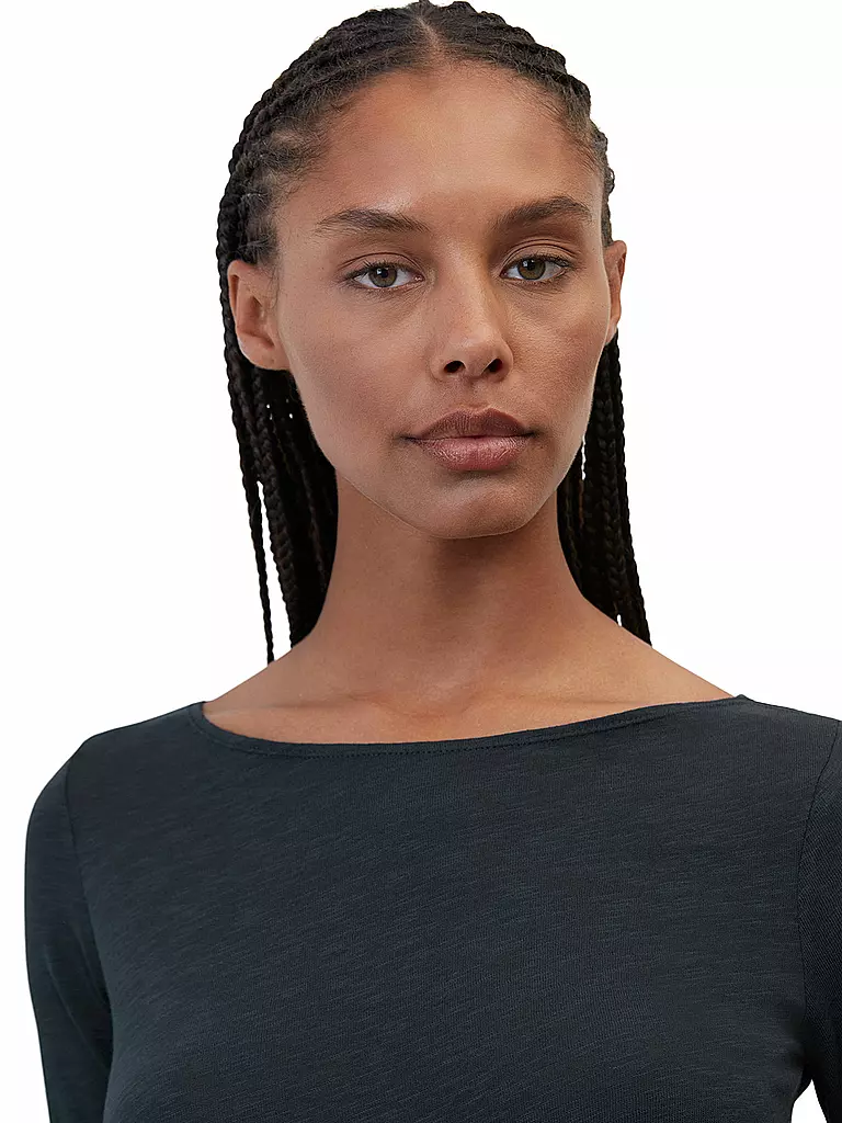 MARC O'POLO Langarmshirt dunkelblau