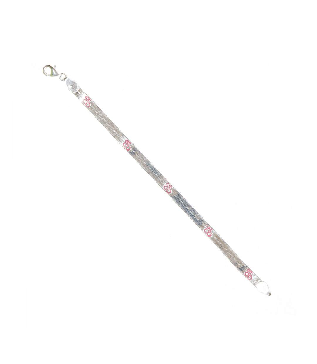 Bracelet argenté/cerises rose Femme Le Temps des Cerises
