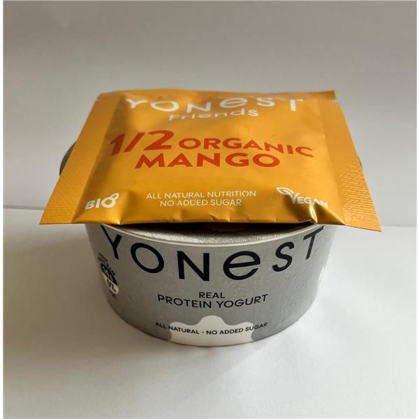 Iogurte Proteico Natural   Pedaços Manga Desidratados Bio