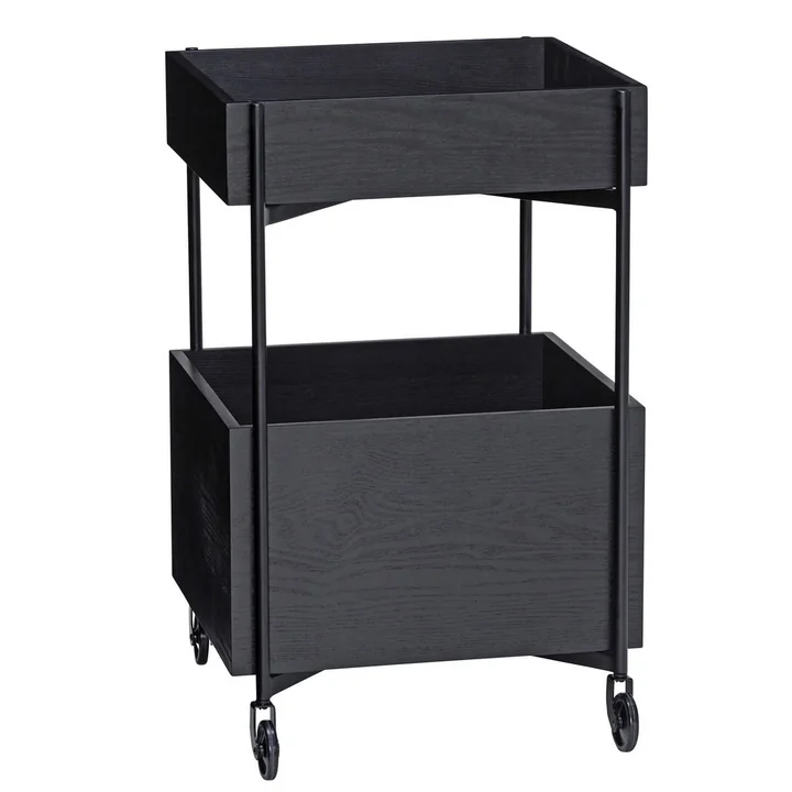 Hübsch Interior - Fresh Trolley, H 70 cm, schwarz