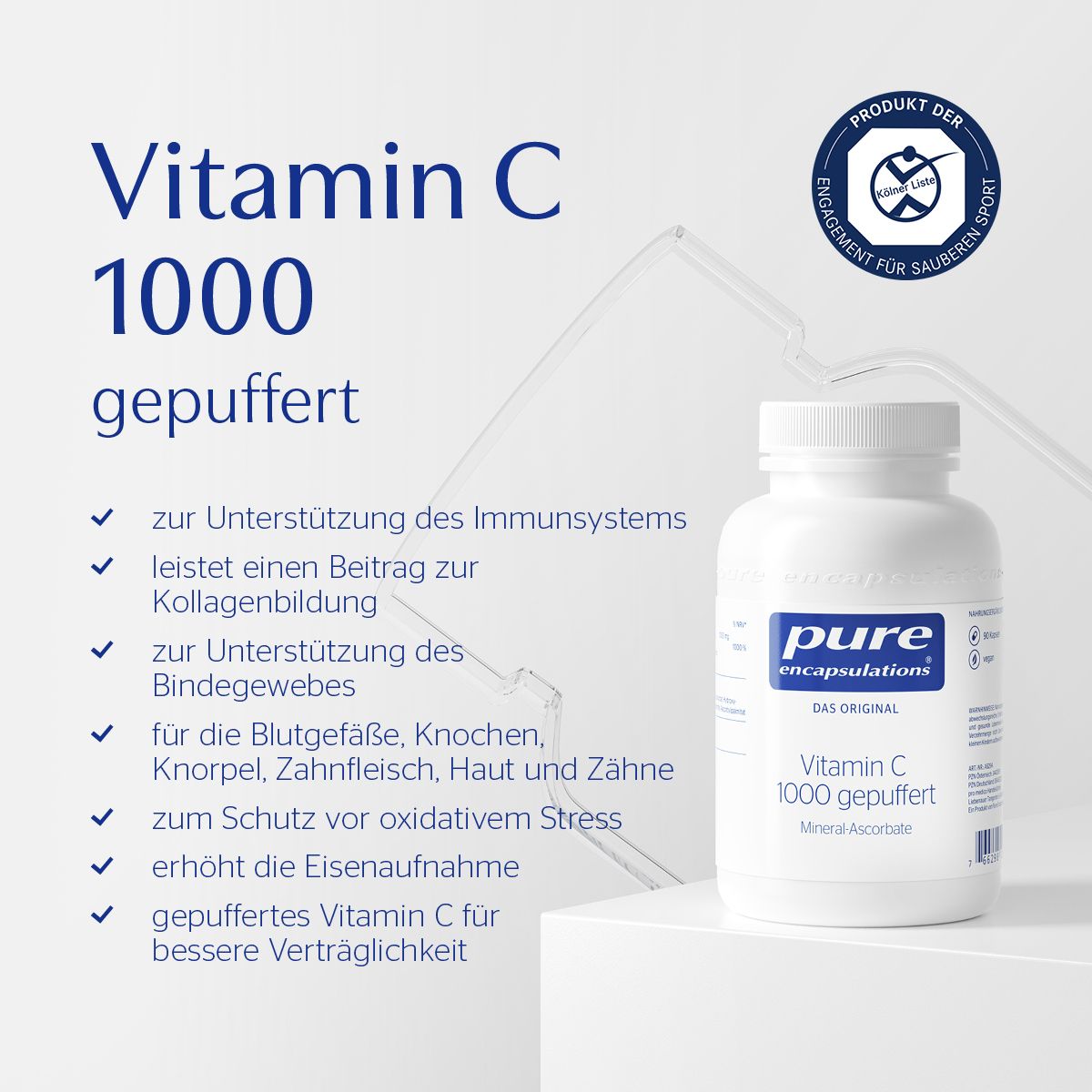 Pure Encapsulations® Vitamin C 1000 gepuffert