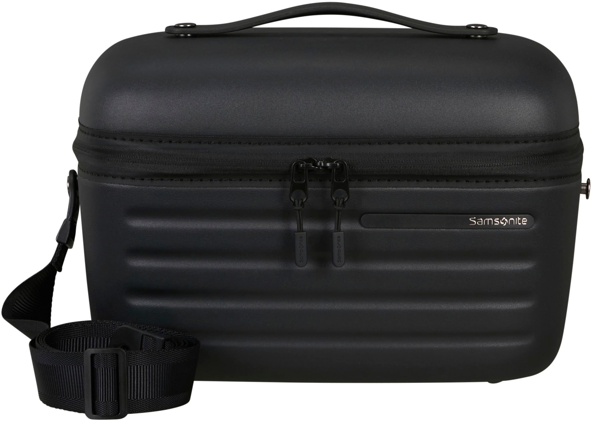 Samsonite Beautycase »STACKD Beauty Case, black, 25 cm« Beauty-Bag Beautybox Schminketui Kosmetikbox