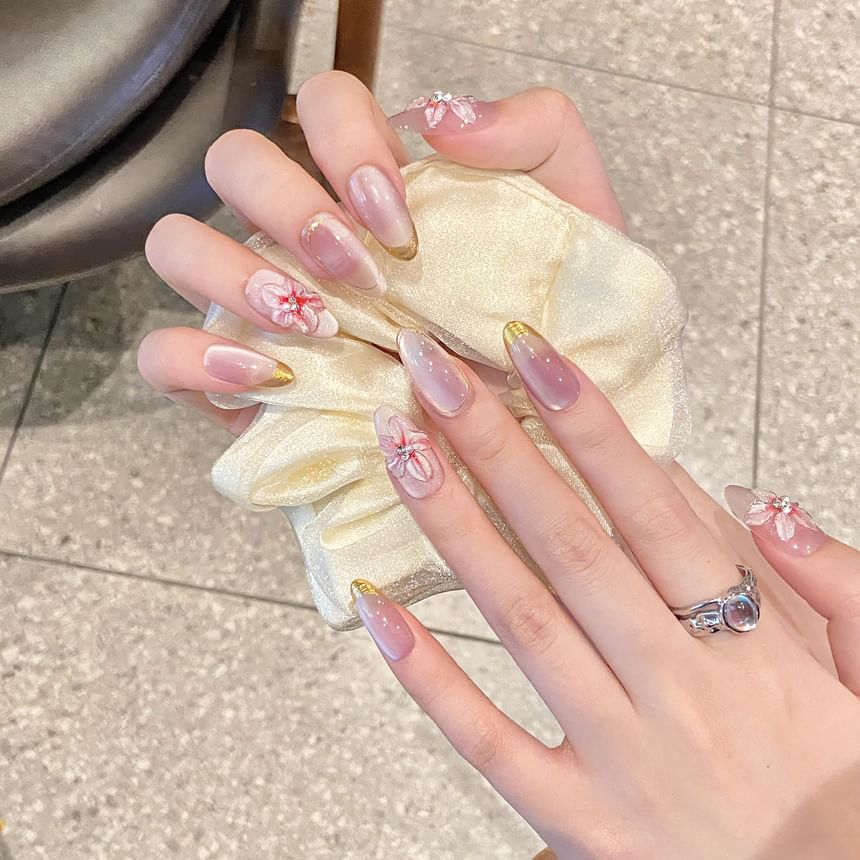 eovda - Floral Press On Nail