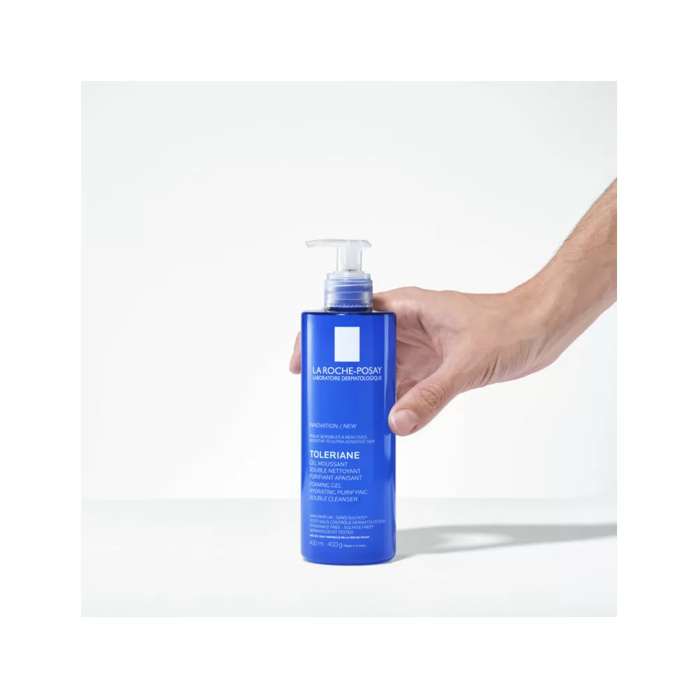 La Roche-Posay Toleriane Foaming Gel Double Cleanser - 400 ml.