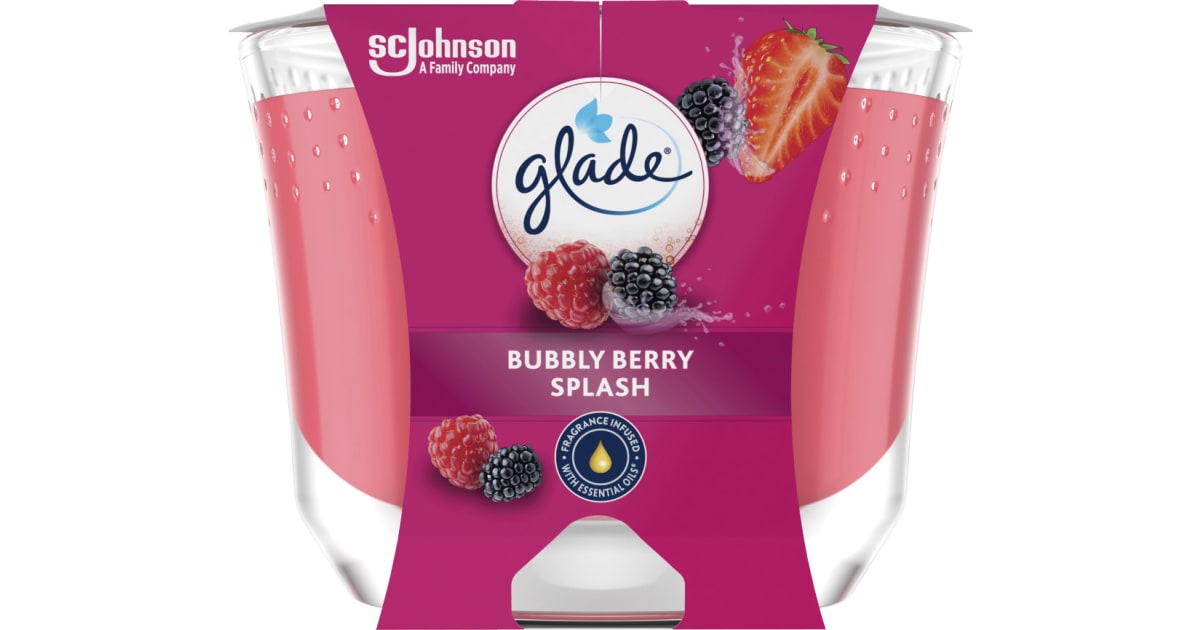 Glade Duftkerze Bubbly Berry Splash