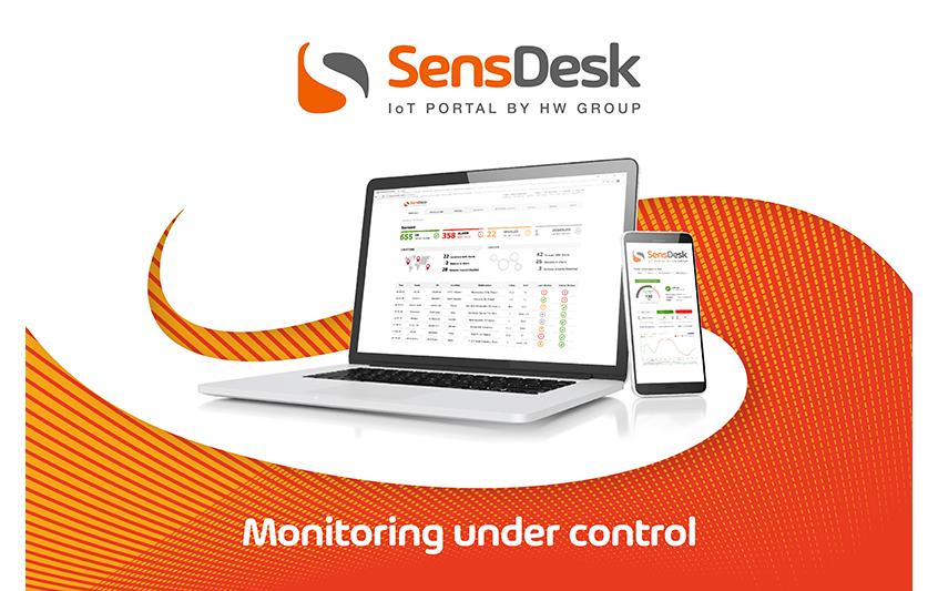 Software Lizenz SensDesk.com für 25 Geräte<br>730 Tage Log, 100 Alarme