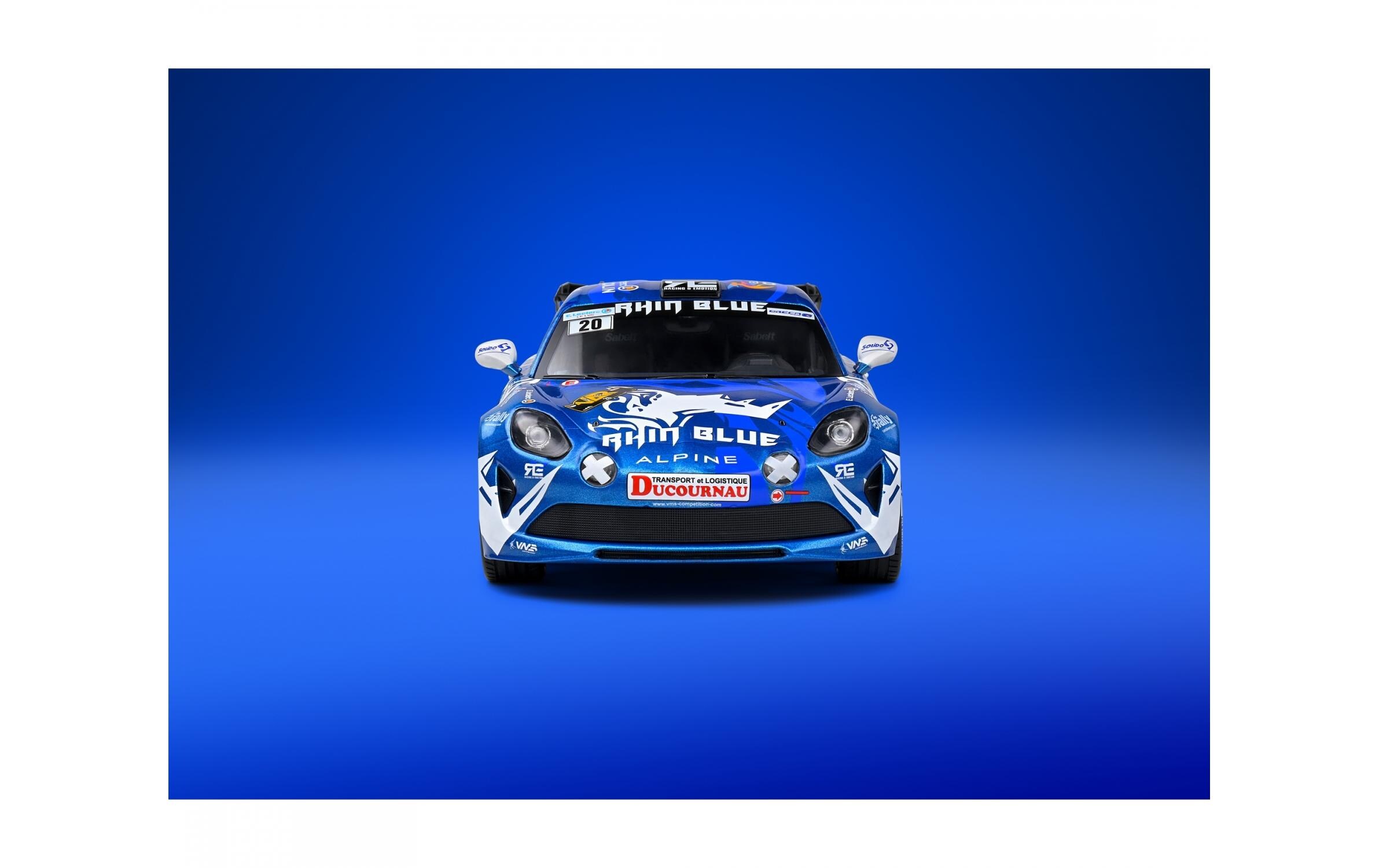 Rennwagen Alpine A110 Rally du Var, 1:18Detailgetreues Modellauto für Sammler im Massstab 1:18