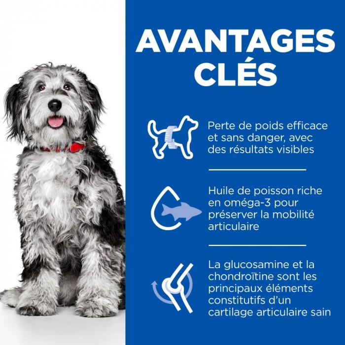 HILL'S Science Plan Perfect Weight & Active Mobility Medium Adult au Poulet - Croquettes pour chien