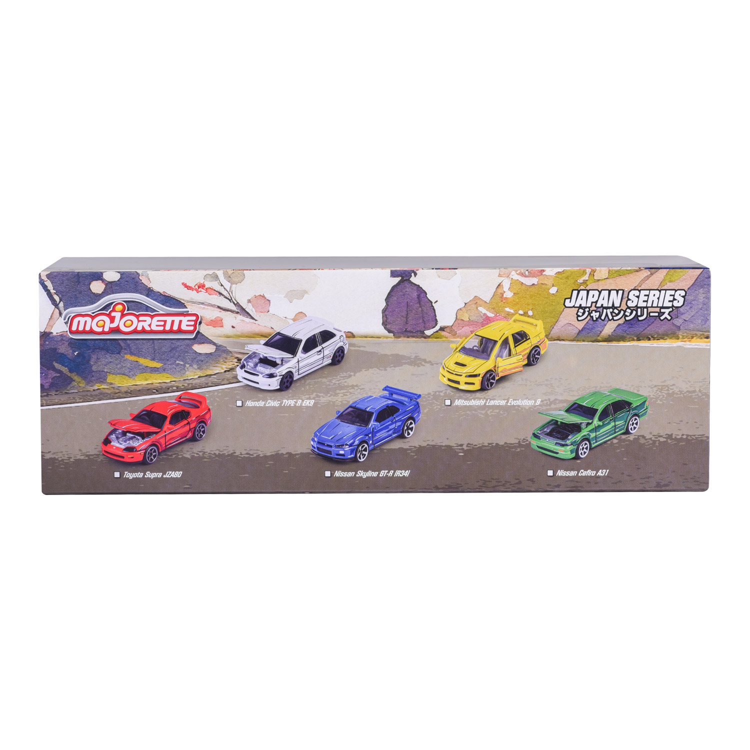 Majorette Japan Series Die-Cast Auto's Giftpack, 5st.