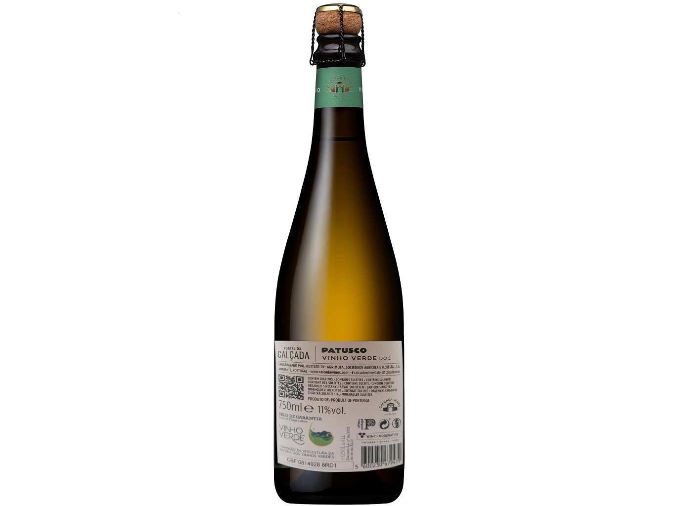 VINHO BRANCO PATUSCO VINHOS VERDES 0.75L