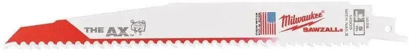 Milwaukee Heavy duty AX reciprozaagbladen voor hout met spijkers AX 230- VE=25 - 48008026