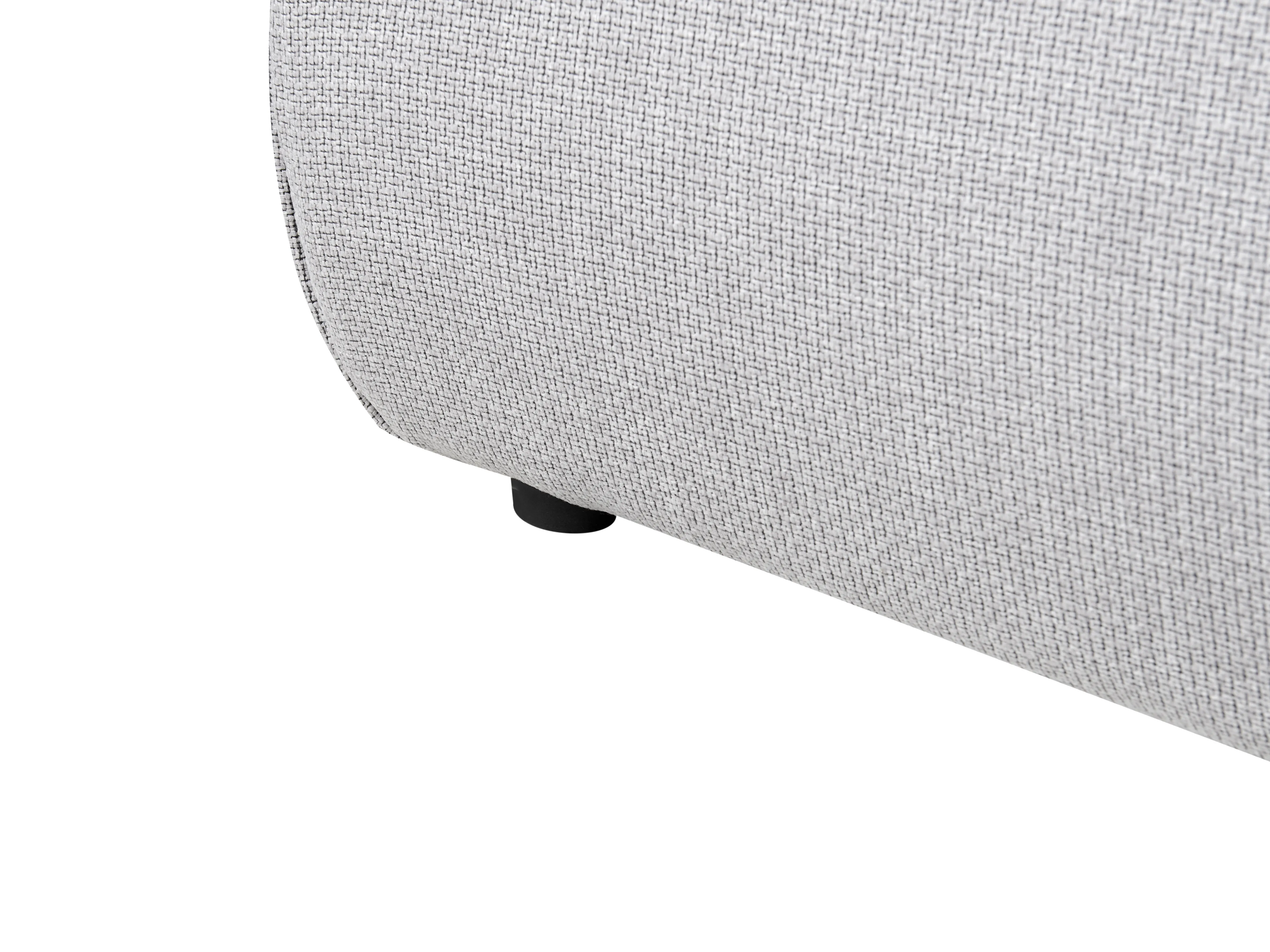 Bed Stof VINAY 180 x 200 cm Lichtgrijs