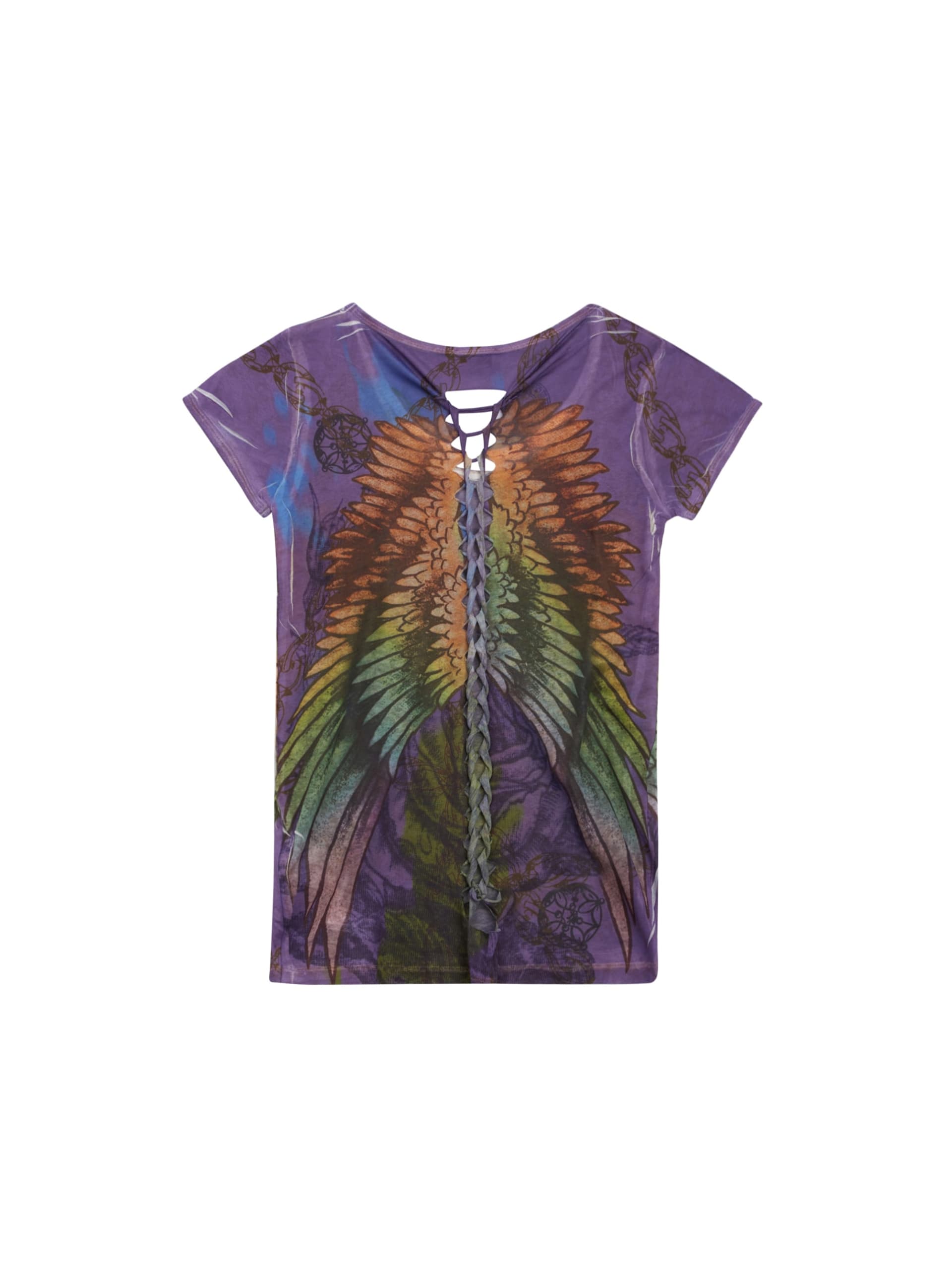 Camiseta com estampa de asa