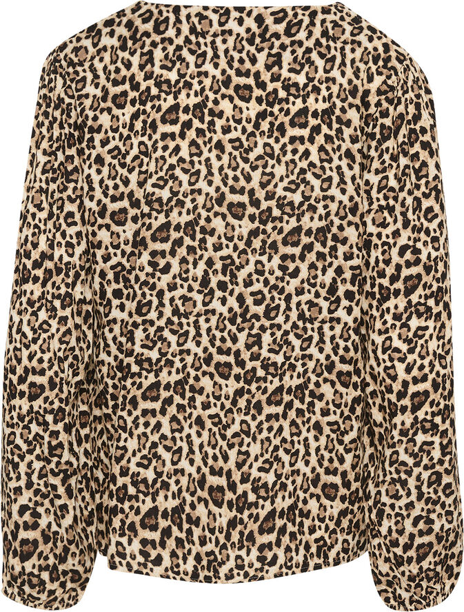 Saint Tropez GazelSZ Blouse Black reg leo