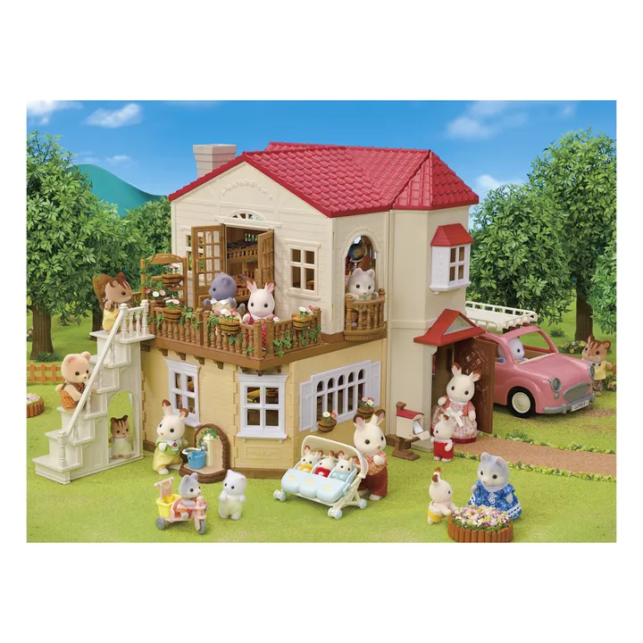 Sylvanian Families La grande maison éclairée et sa pièce secrète