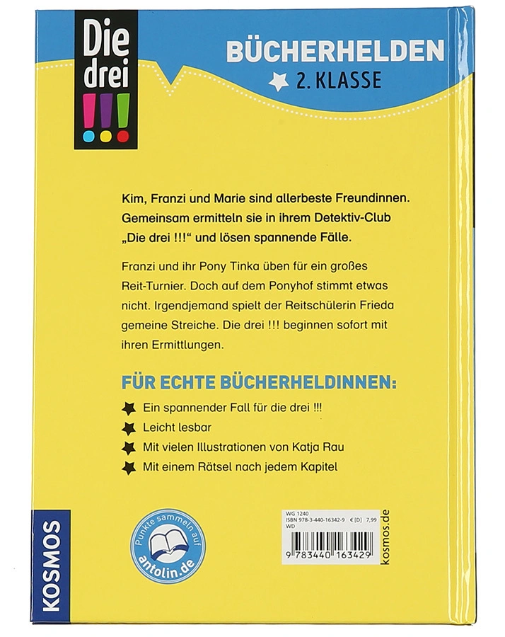 Bücherhelden / Die drei !!!, Geheimnis auf dem Ponyhof