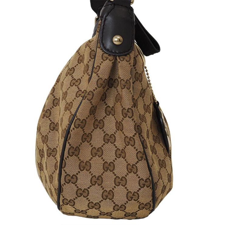 Gucci Vintage Gucci Shoulder Bag Beige