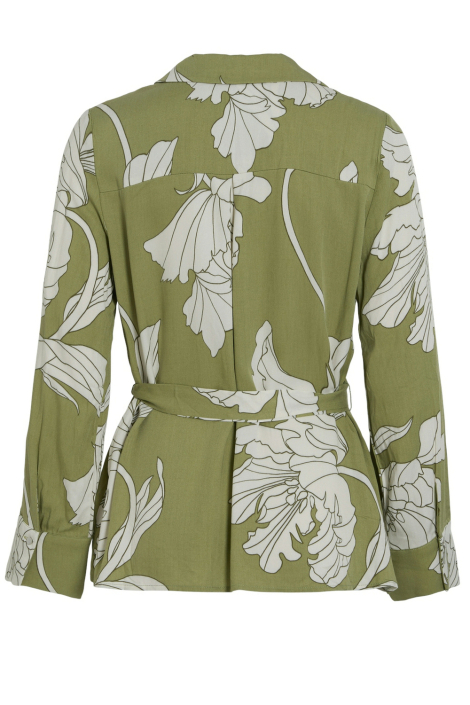 Vila groene dames blouse