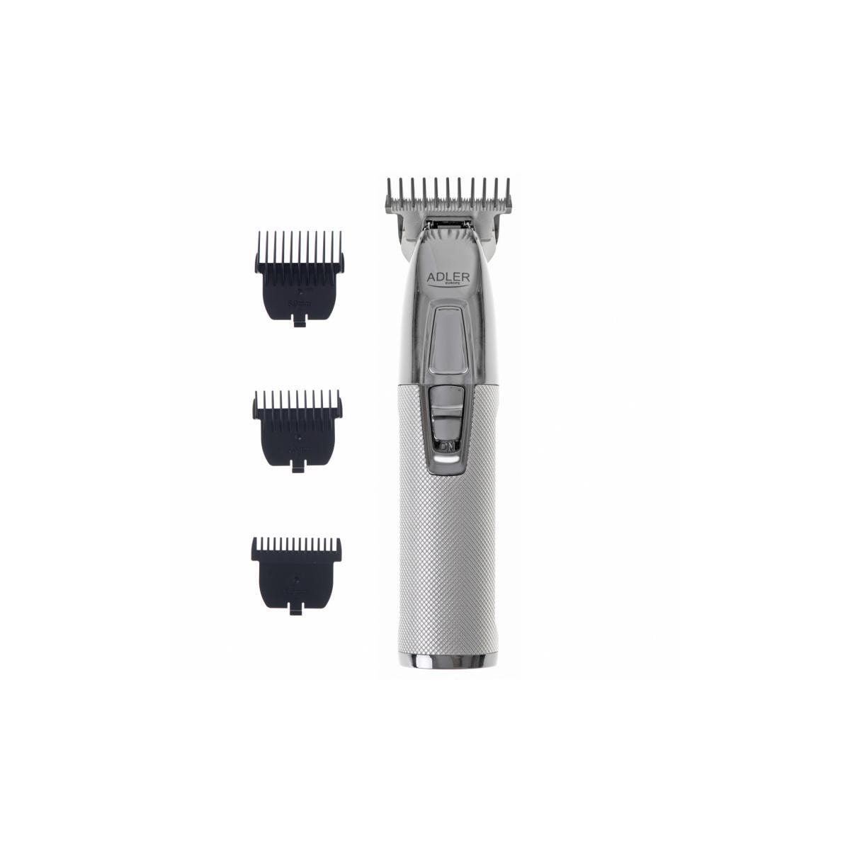 Adler AD 2836s Profesjonell Trimmer - USB, Sølv