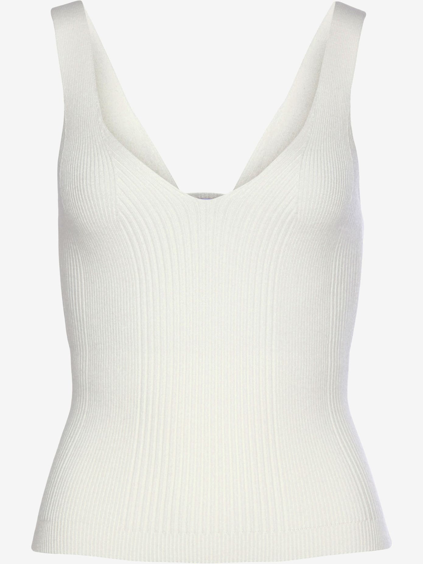 Débardeur en tricot encolure en v affinante