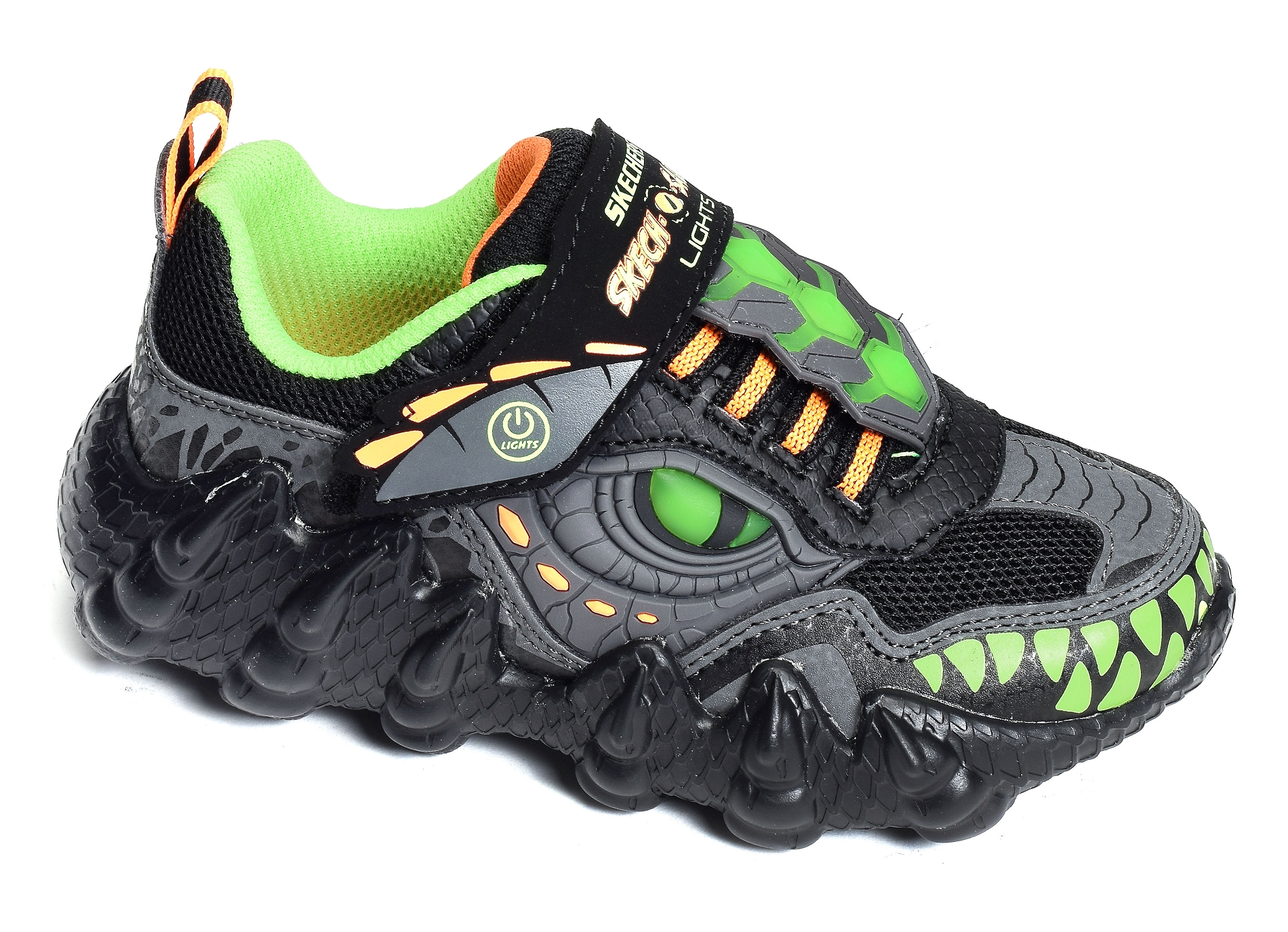 Skech osaurus lights noir vert