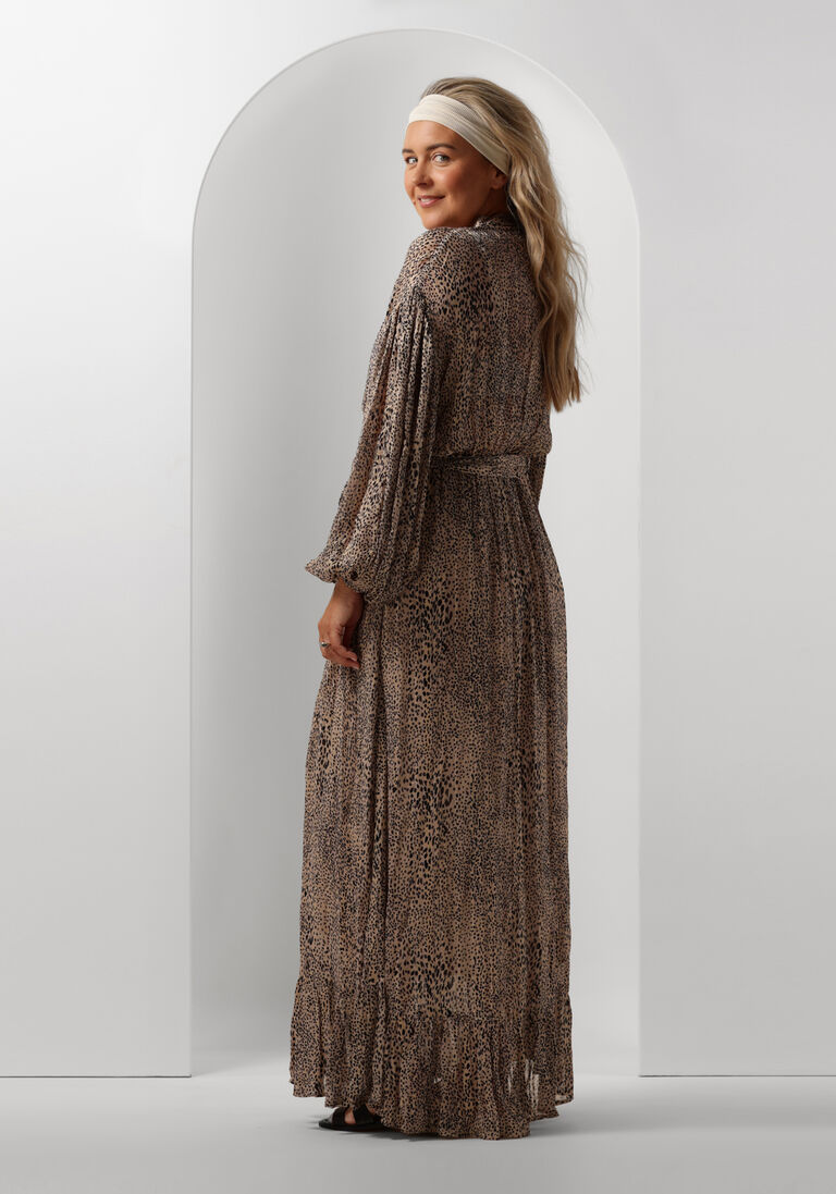 OMODA ATELIER zand omoda atelier maxi jurk x florine maxi dress