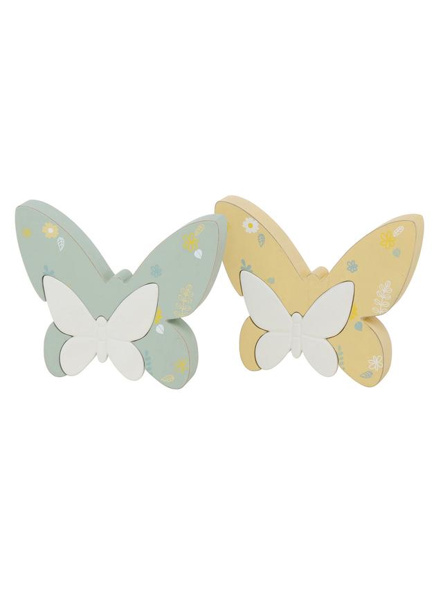 Dekoaufsteller Schmetterling Linga, 15 cm, 2er-Set