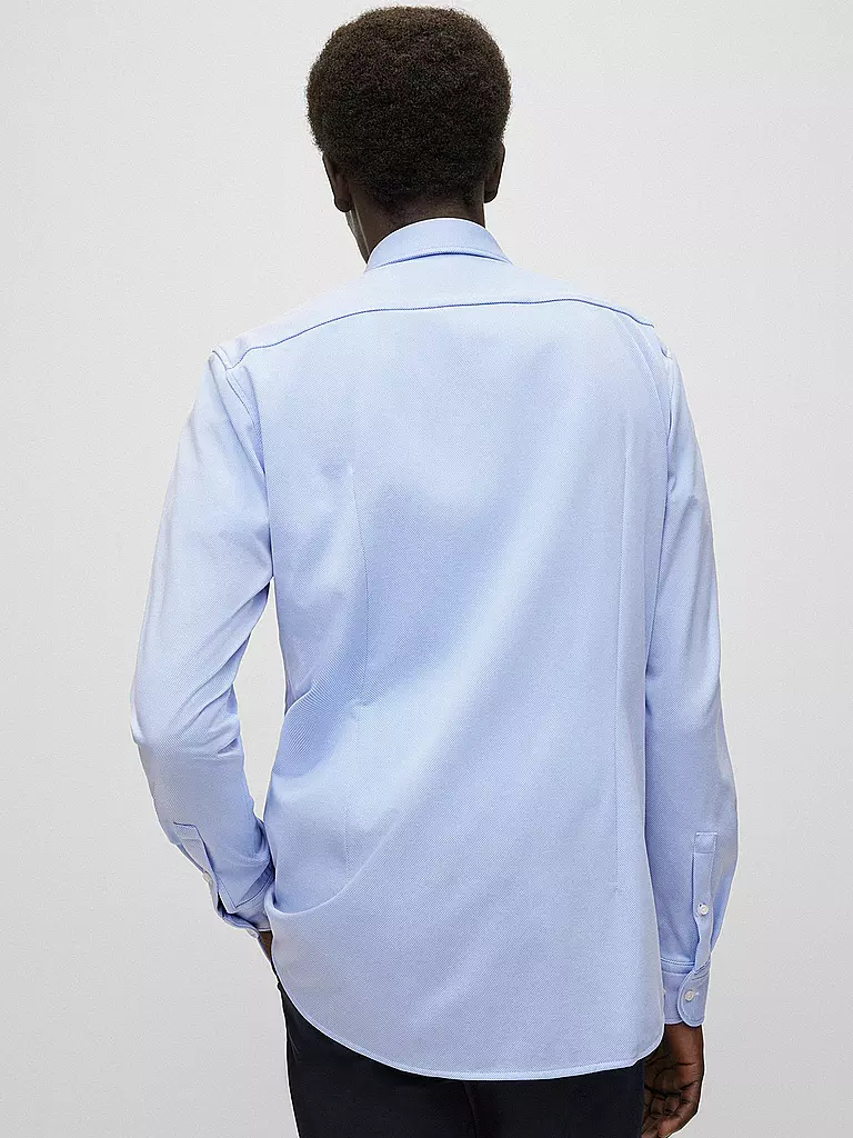 BOSS Hemd Slim Fit HANK blau