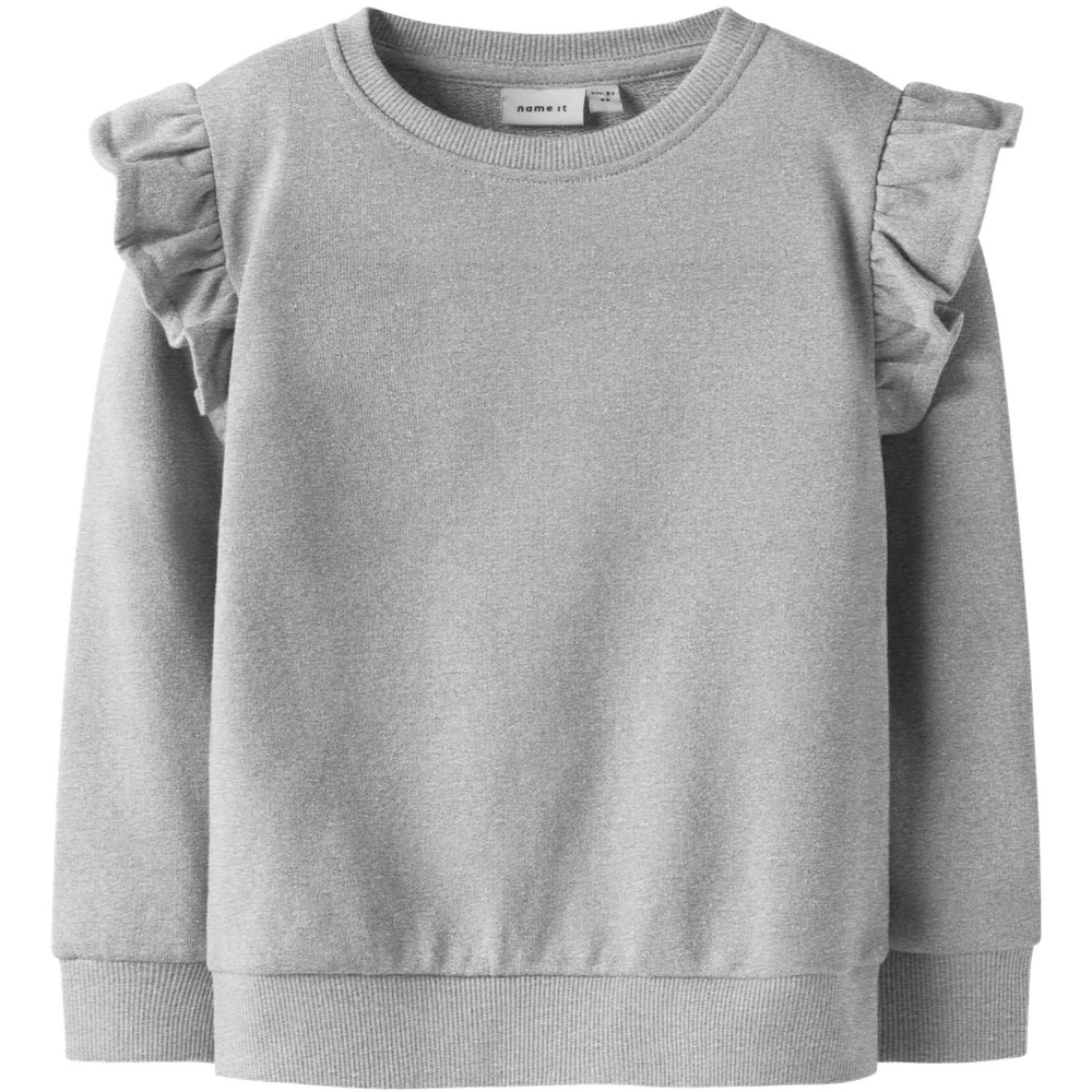 Køb Name It Light Grey Melange Nmftilde Ls Nreg Swe Unb Pb