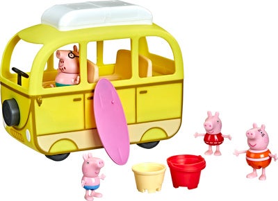 Peppa Gris Peppas Campingbil Lekesett