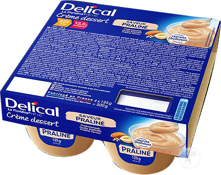 Delical La Floridine Delical Crème Dessert Praliné 4x125ml