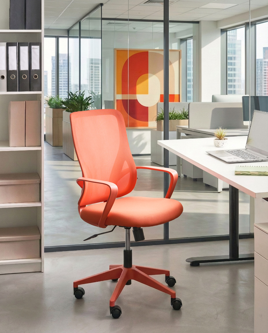 Bureaustoel LUMA Oranje