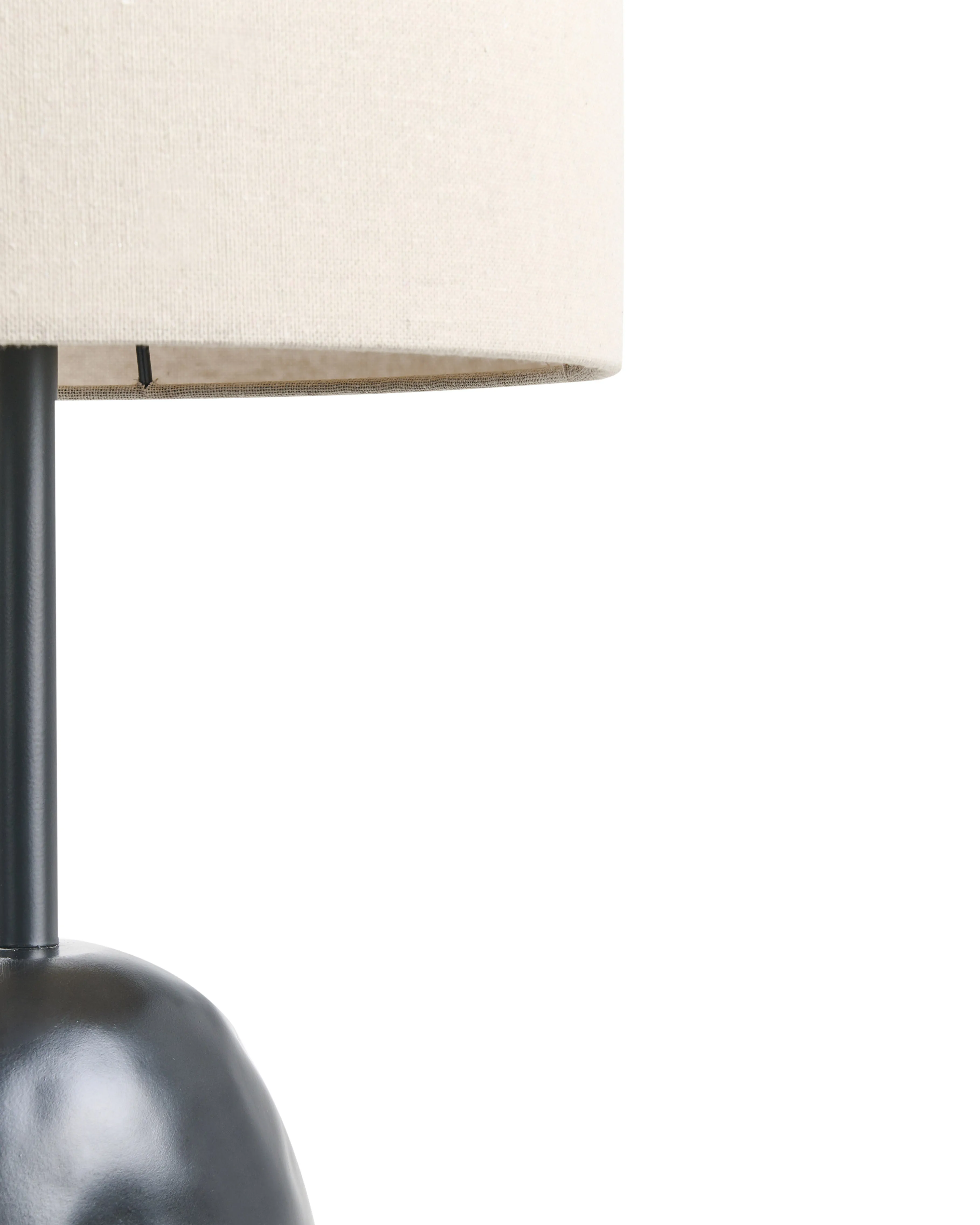 Staande lamp SELB Keramiek Zwart