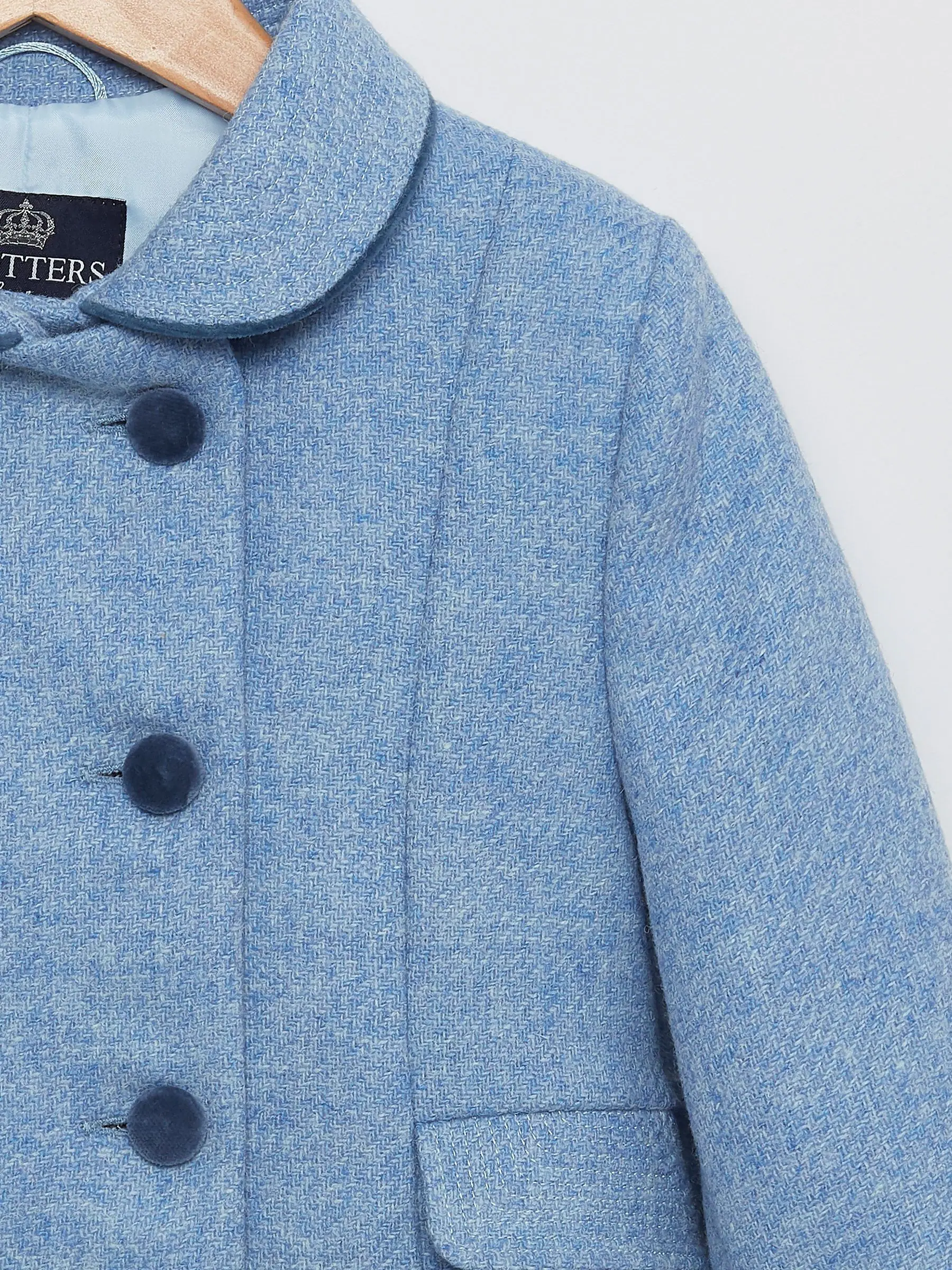 Trotters London blauwe klassieke kinderjas